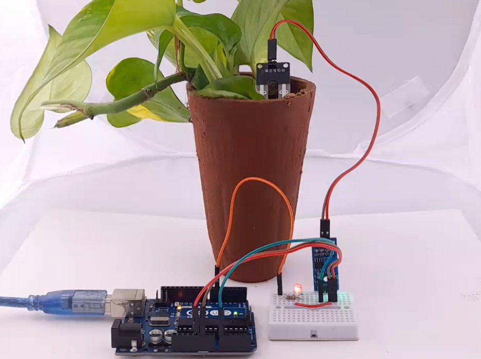 Interfacing Soil Moisture Sensor with Arduino